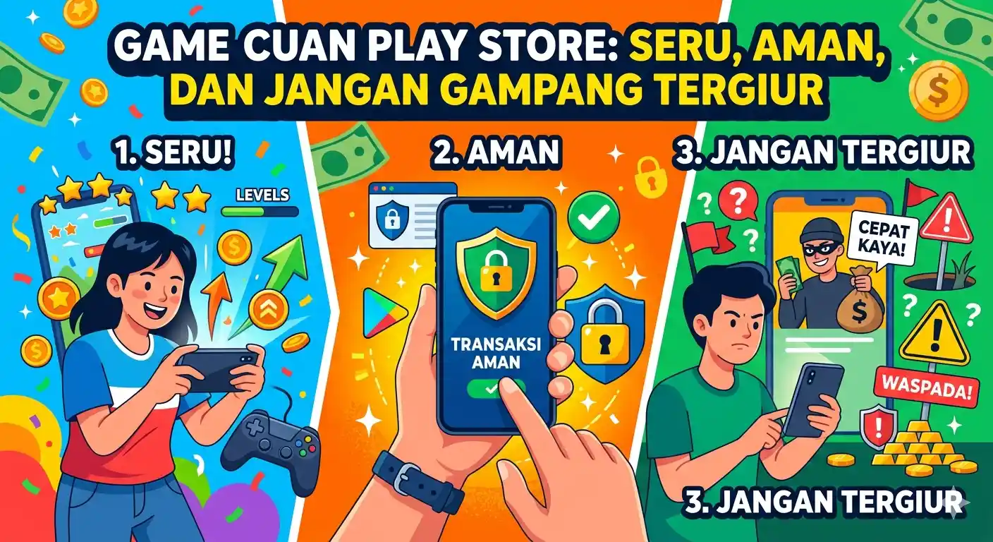Game Cuan Play Store Seru, Aman, dan Jangan Gampang Tergiur